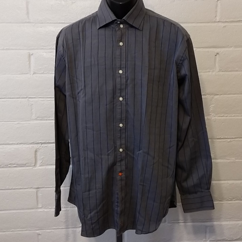 Thomas Dean dress shirt extra large flip cuff